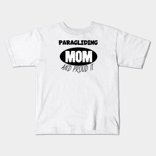 Paragliding mom Kids T-Shirt